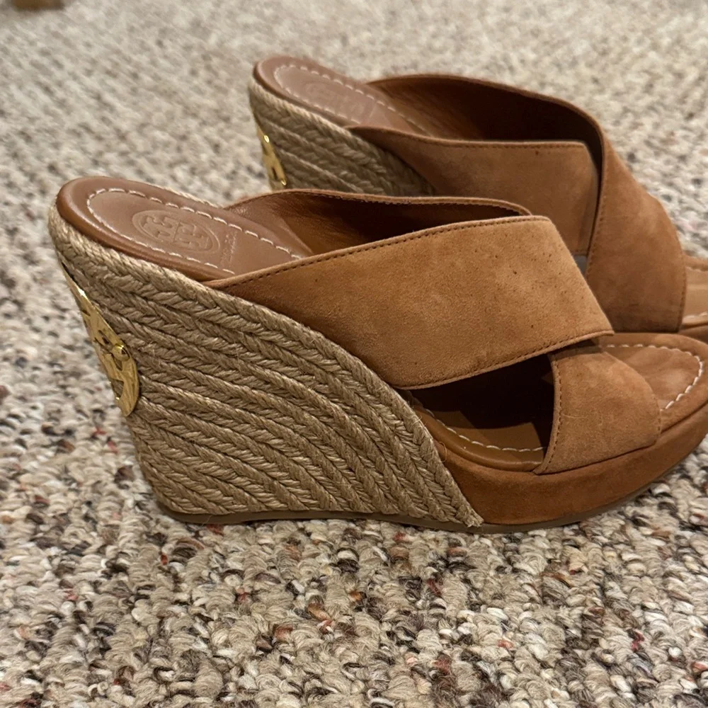 Tory Burch Wedge Sandals - Picture 3 of 4